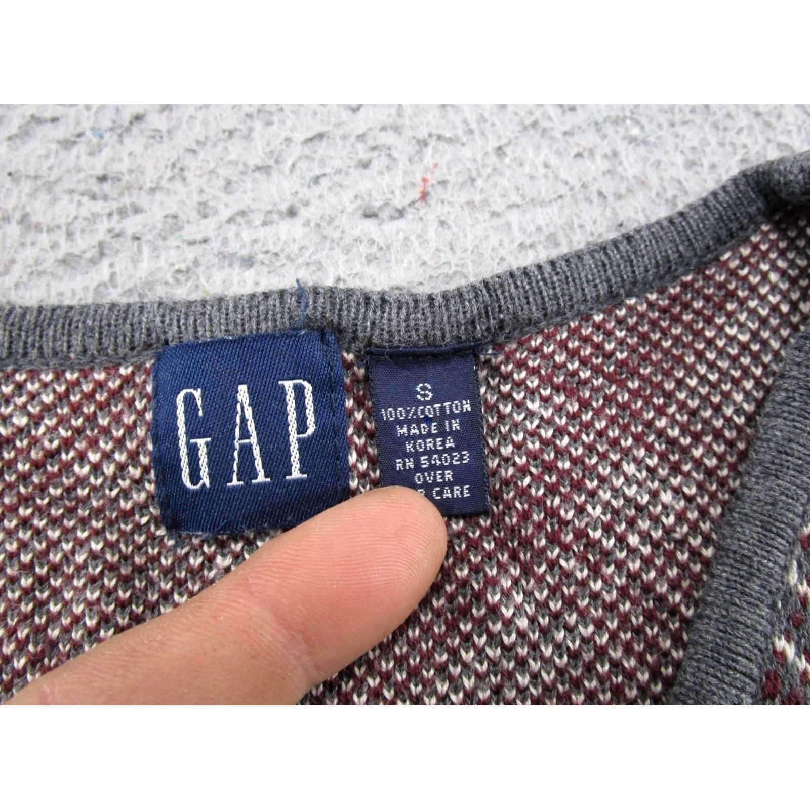 Gap VINTAGE Gap Women's Vest Cotton Plaid Sleeveless V Neck Size S Size S / US 4 / IT 40 - 2 Thumbnail