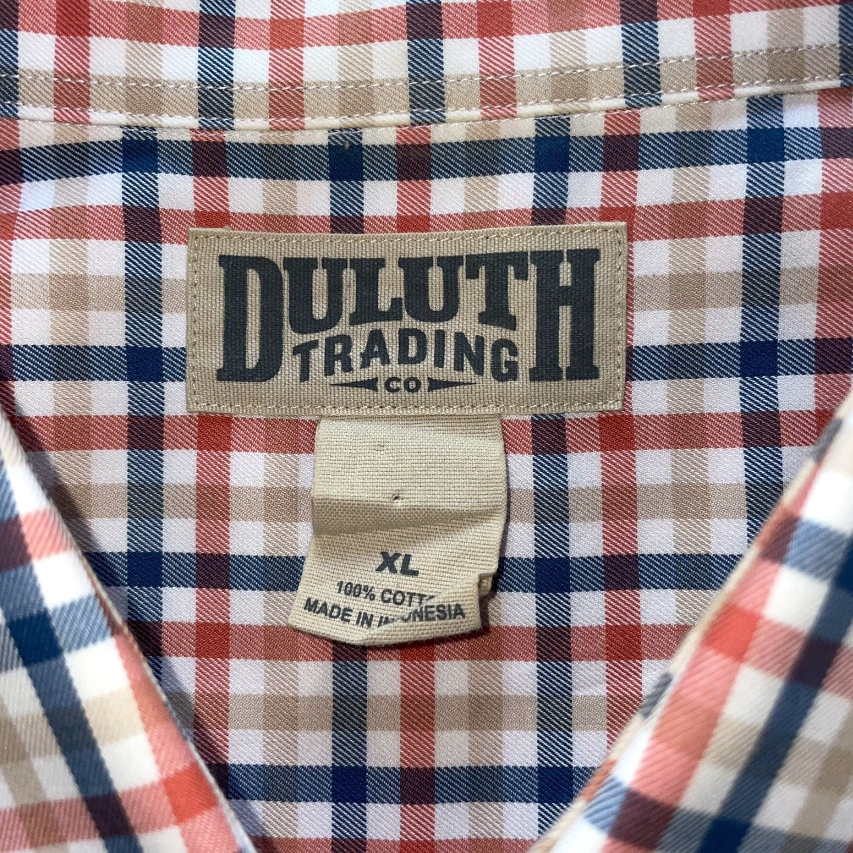 Duluth Trading Company Duluth Trading Company Plaid Short Sleeve Button-Down Pockets Shirts Mens XL Multicolor Size US XL / EU 56 / 4 - 4 Thumbnail
