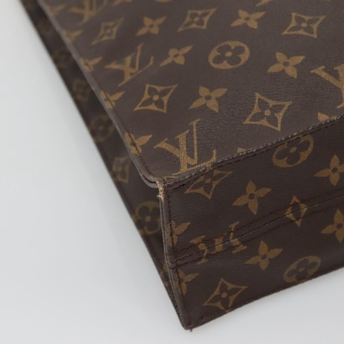Louis Vuitton LOUIS VUITTON Monogram Sac Plat Hand Bag M51140 Size ONE SIZE - 11 Thumbnail