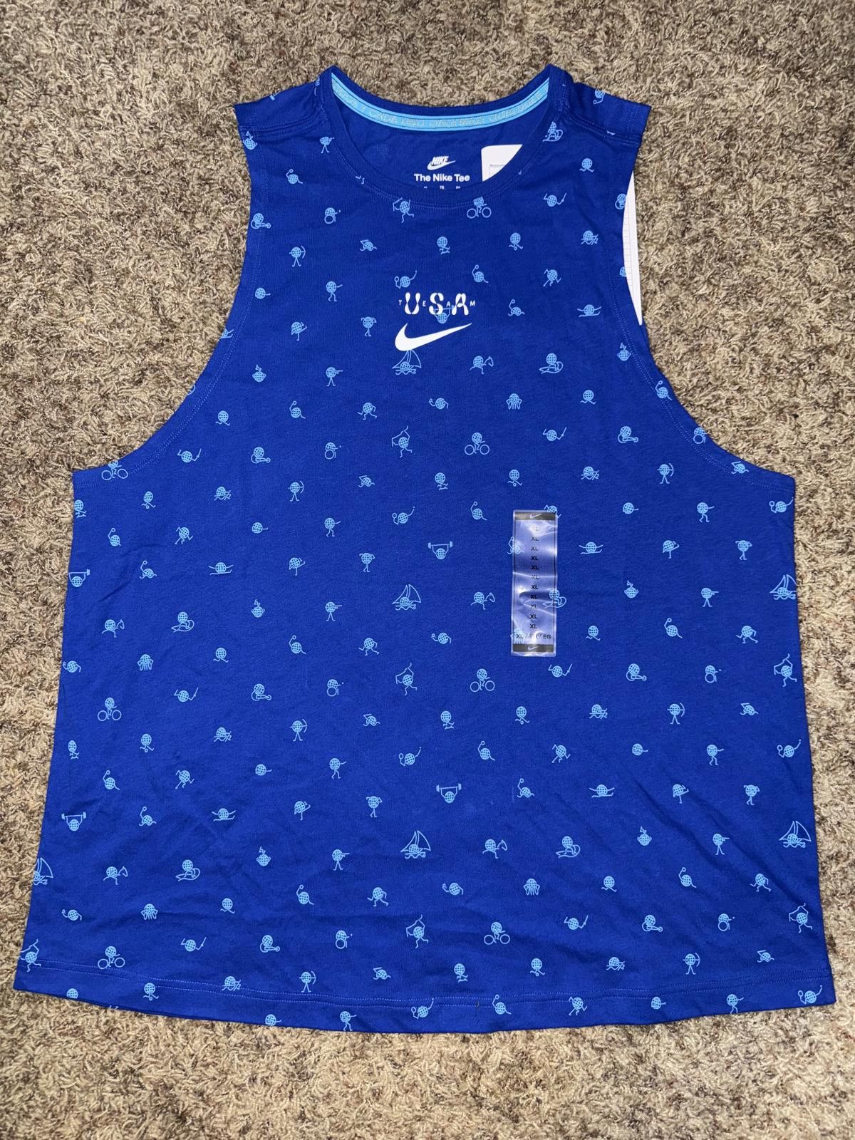 Nike Nike Women’s Team USA Muscle Tank Top Shirt Sample Size XL / US 12-14 / IT 48-50 - 1 Thumbnail
