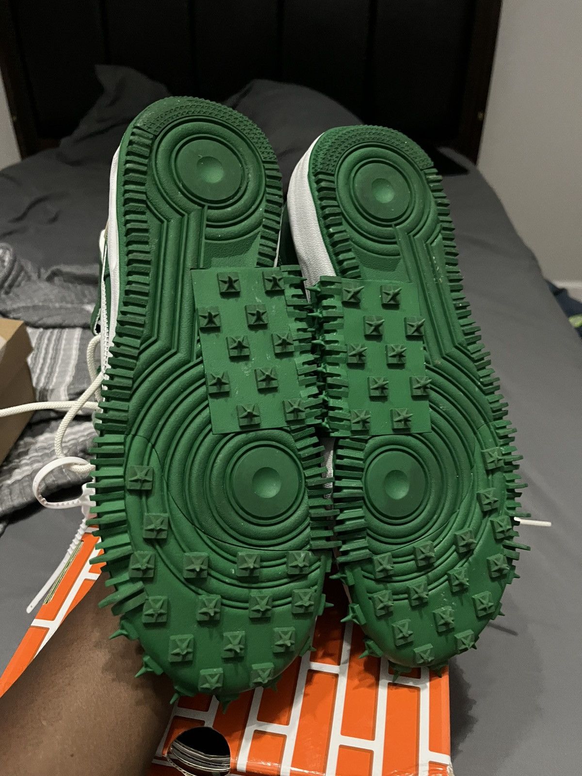 Nike × Off-White Af1 mid forest green Size US 9 / EU 42 - 5 Thumbnail
