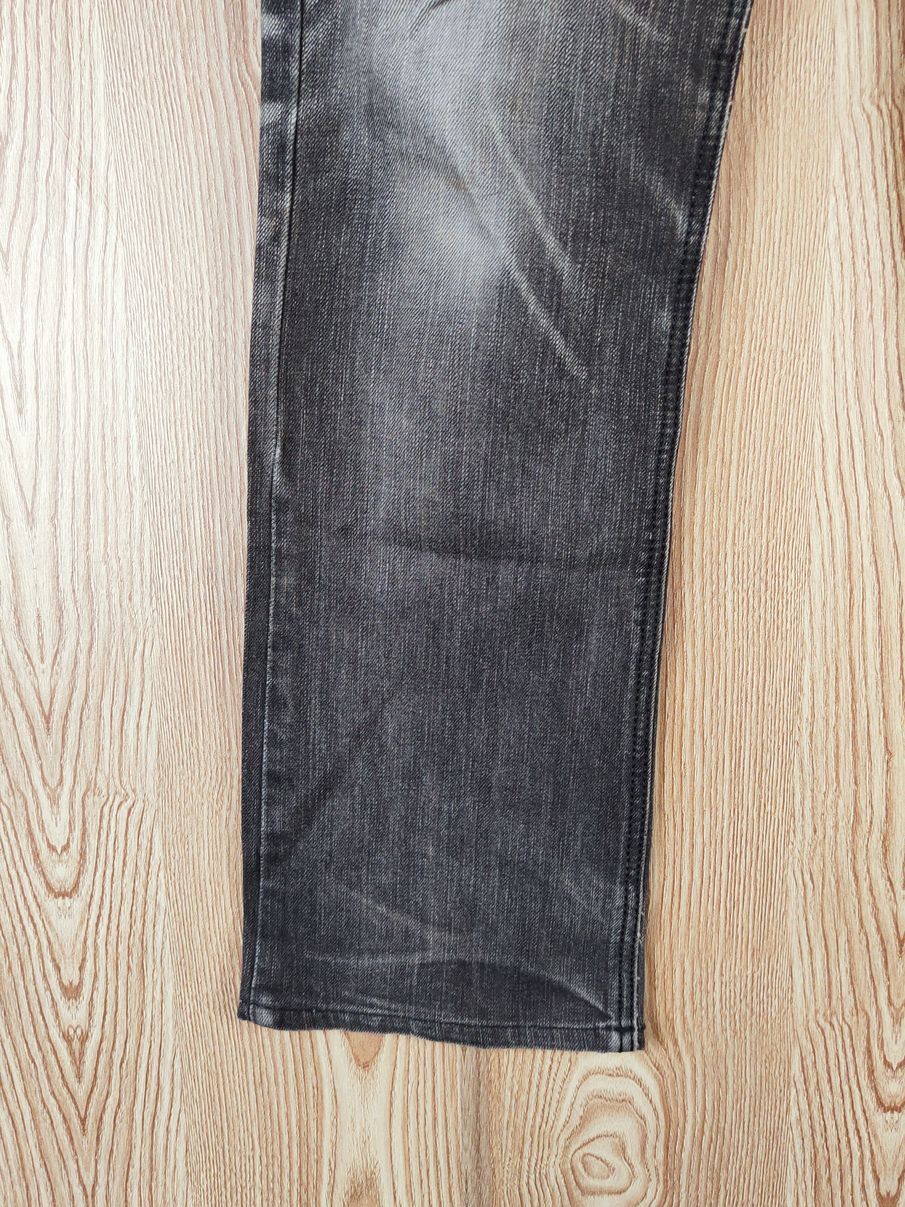 Edwin Edwin XVS Black Faded Distressed Ripped Jeans #W607 Size US 29 - 4 Thumbnail