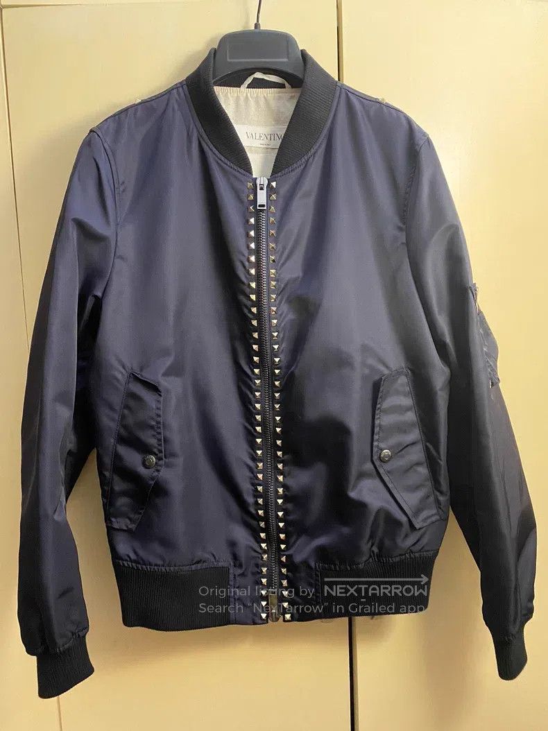 Valentino Valentino Willow spike baseball jacket Size US M / EU 48-50 / 2 - 1 Thumbnail