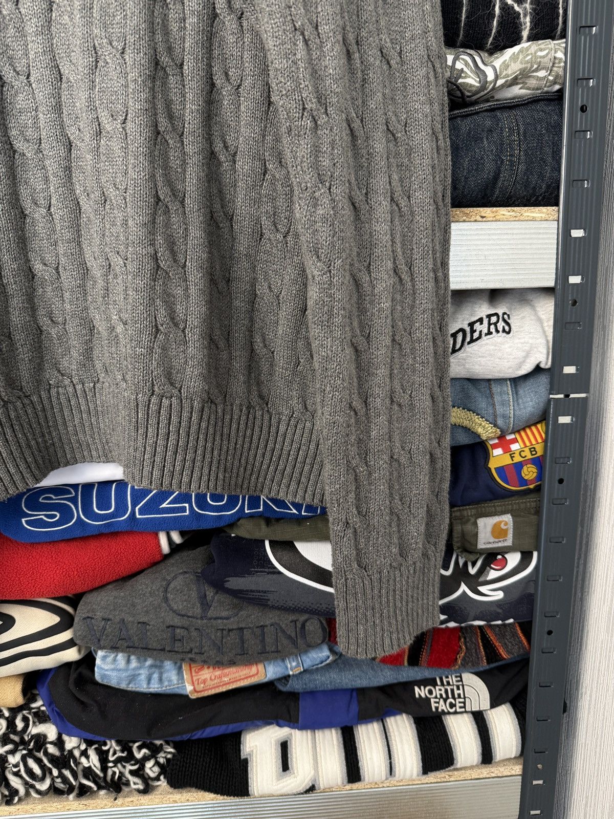 Polo Ralph Lauren Polo Ralph Lauren Cable Knit Blue Sweater Jumper Old money Size US XL / EU 56 / 4 - 7 Thumbnail