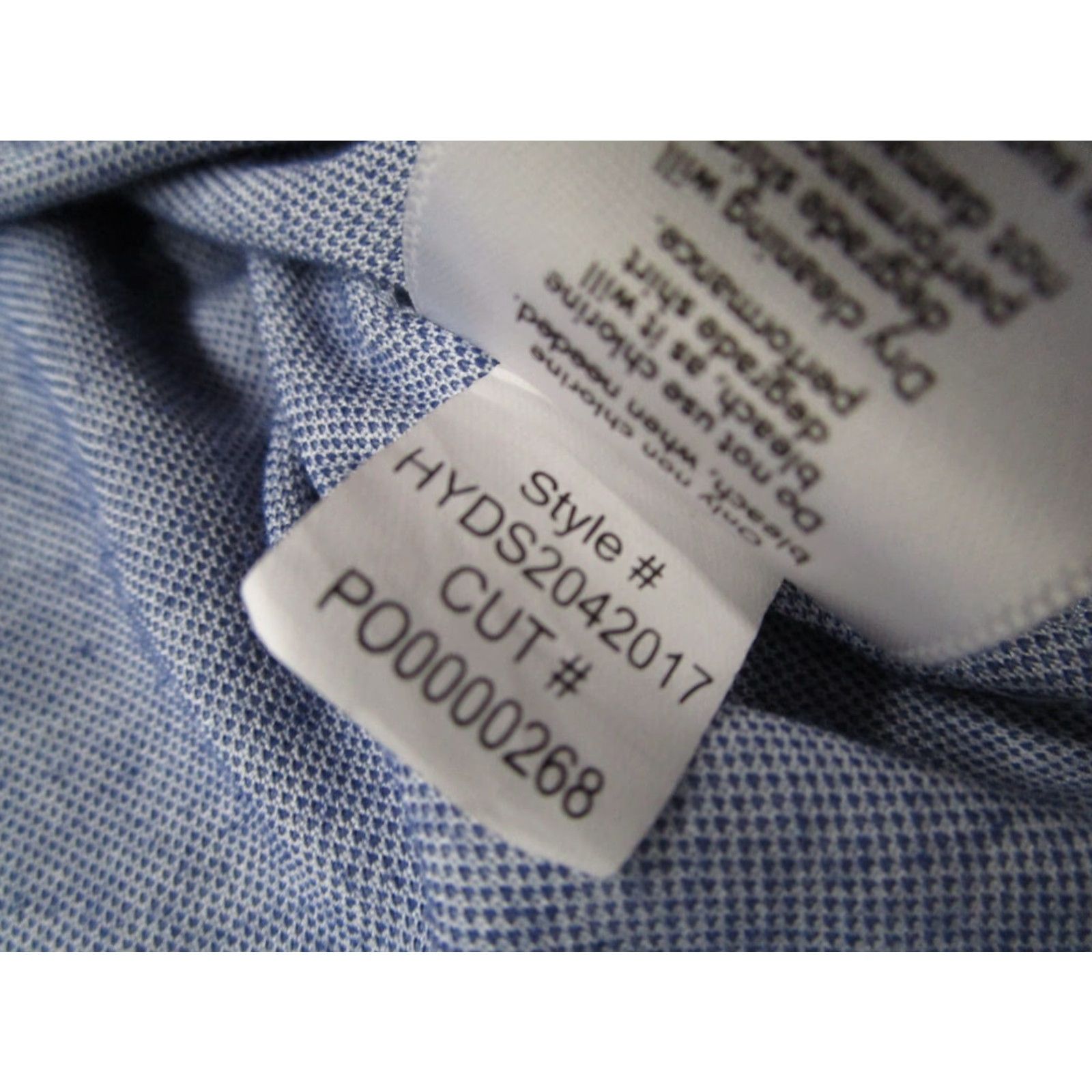 Mizzen+Main Mizzen+Main Shirt Men Medium Blue Classic Button Up Long Sleeve Work Performance Size US M / EU 48-50 / 2 - 5 Thumbnail