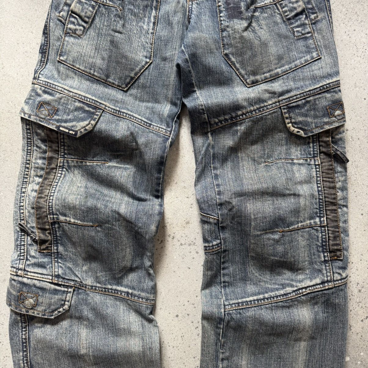 If Six Was Nine Avant Garde Vintage Washed Denim Jeans Size US 30 / EU 46 - 6 Thumbnail