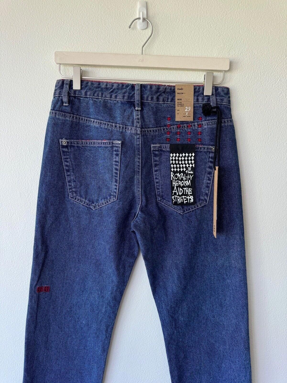 Ksubi new Ksubi mens denim jean hazlow 29 small blue red kolor Size US 29 - 6 Thumbnail