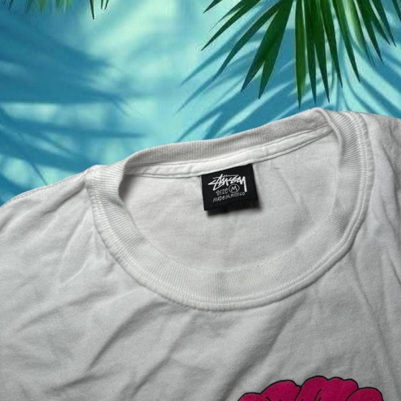 Stussy Stussy Pink Sunflower S21 Summer 21 Skater Surf Streetwear Size US M / EU 48-50 / 2 - 5 Thumbnail