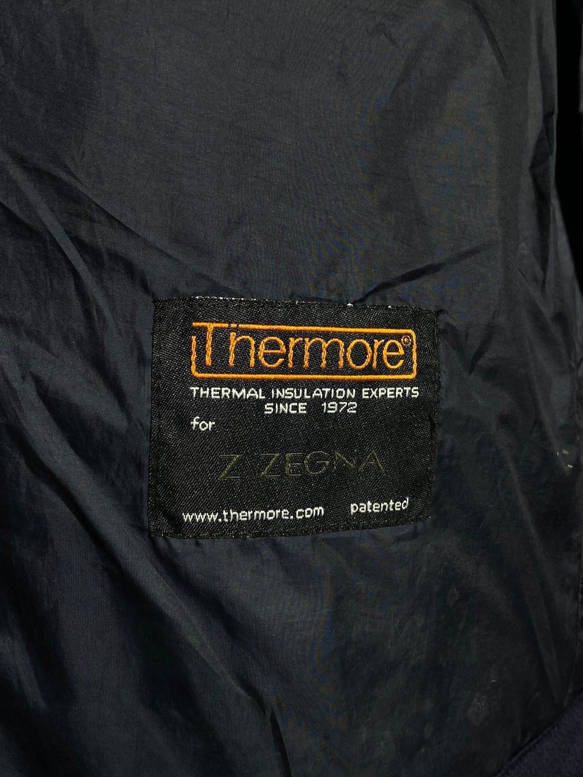 Z Zegna 🔥 ZEGNA WOOL V-NECK QUILTED PADDED JACKET ITALY CLASSIC FIT Size US XL / EU 56 / 4 - 16 Thumbnail