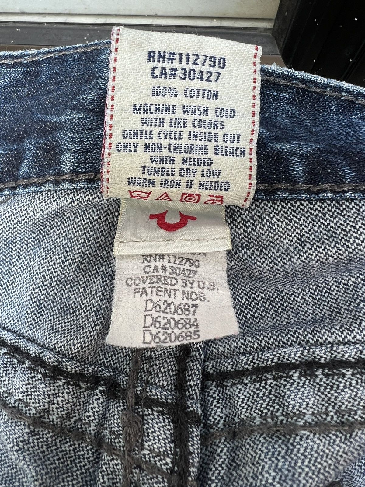 Vintage 2000s True Religion Blue Denim Straight Leg Jeans