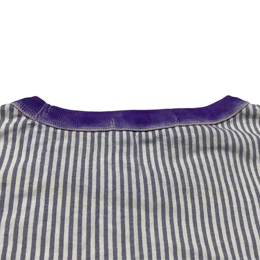 Stone Island Stone island marina stripe lilac LS tee Size US XL / EU 56 / 4 - 7 Thumbnail