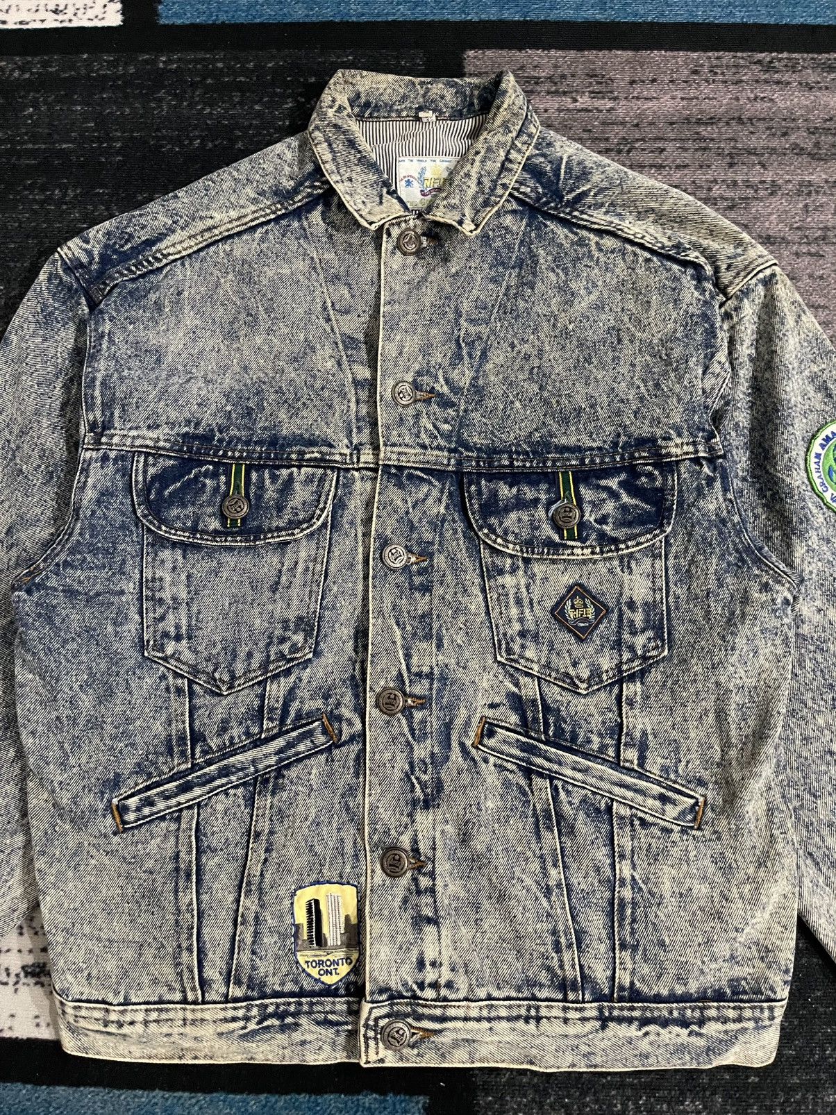RIFLE Vintage Rifle Denim Jacket Size US L / EU 52-54 / 3 - 5 Thumbnail