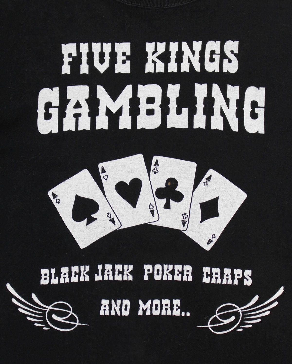 Hysteric Glamour 2000S HAPPENING 5 KINGS GAMBLING POKER TEE Size US M / EU 48-50 / 2 - 3 Thumbnail