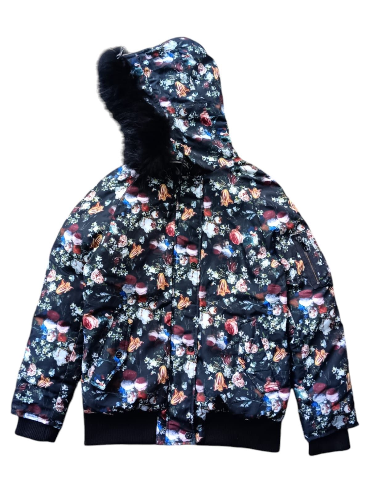 Designer × Japanese Brand × Mila Schon Mila schon real fur all over print puffer jacket Size US M / EU 48-50 / 2 - 5 Thumbnail