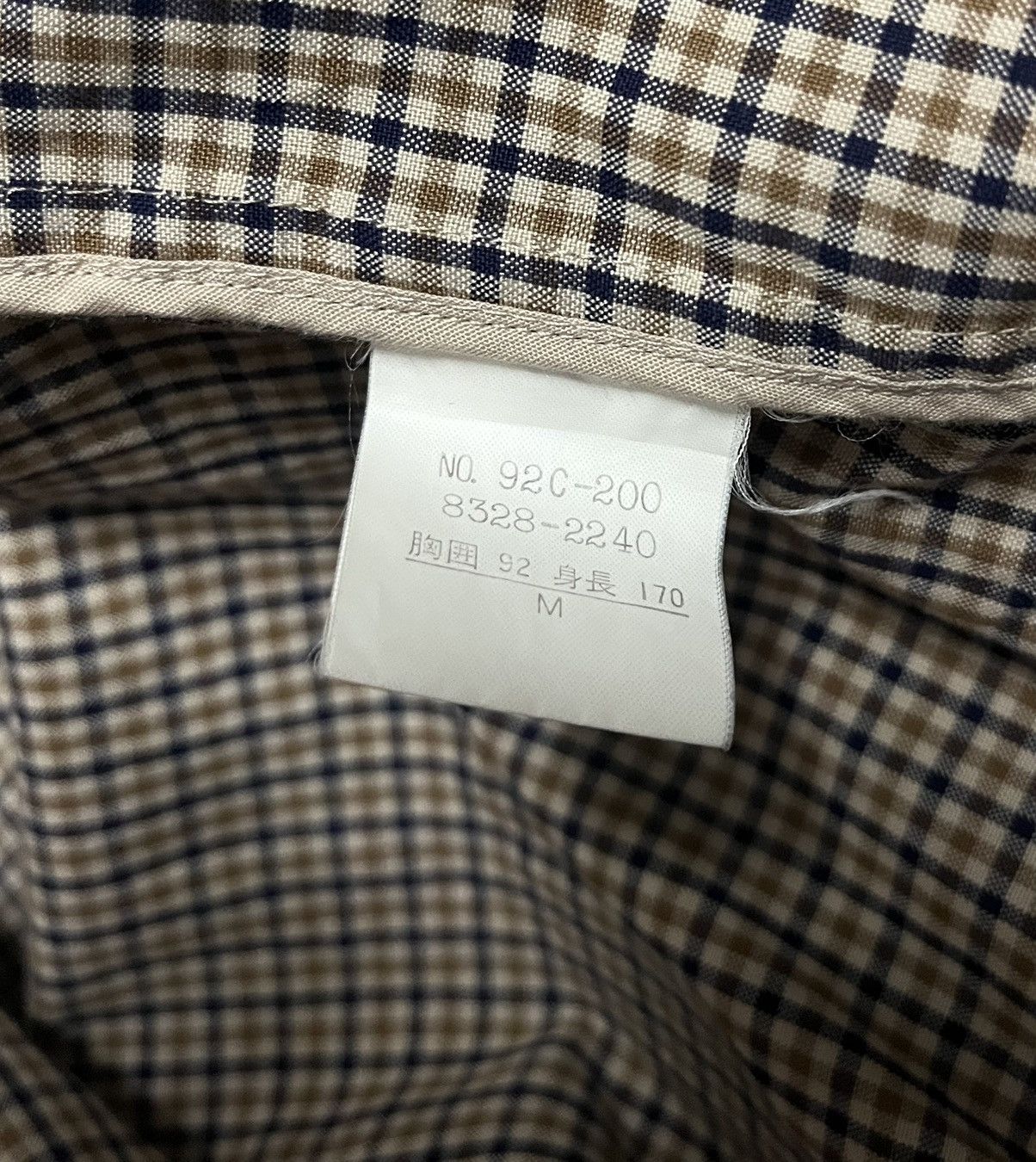 Aquascutum 🔥Vtg 90s Aquscutum Club Check Jacket Size US M / EU 48-50 / 2 - 12 Thumbnail