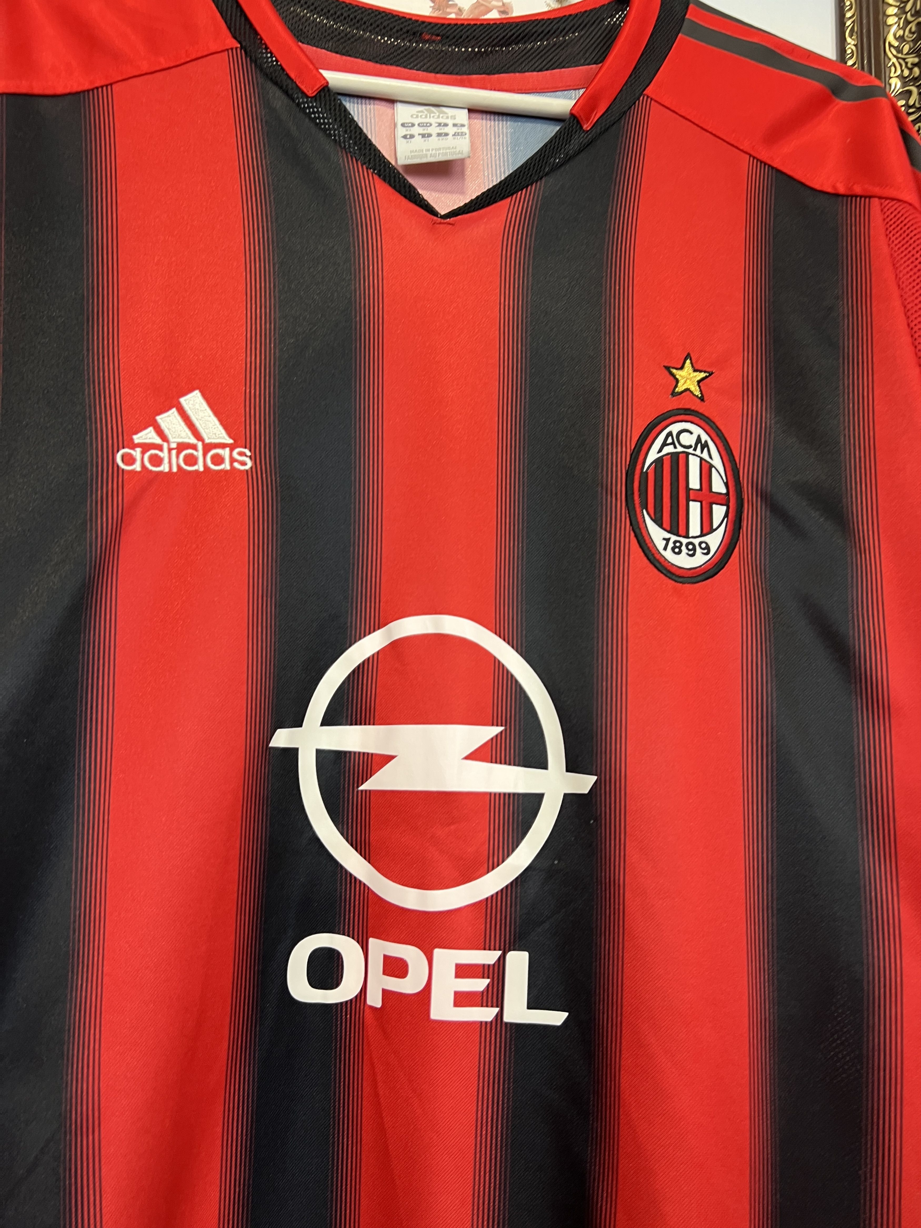 Adidas AC Milan Home football shirt Soccer Jersey Maglia Trikot Size US XL / EU 56 / 4 - 3 Thumbnail