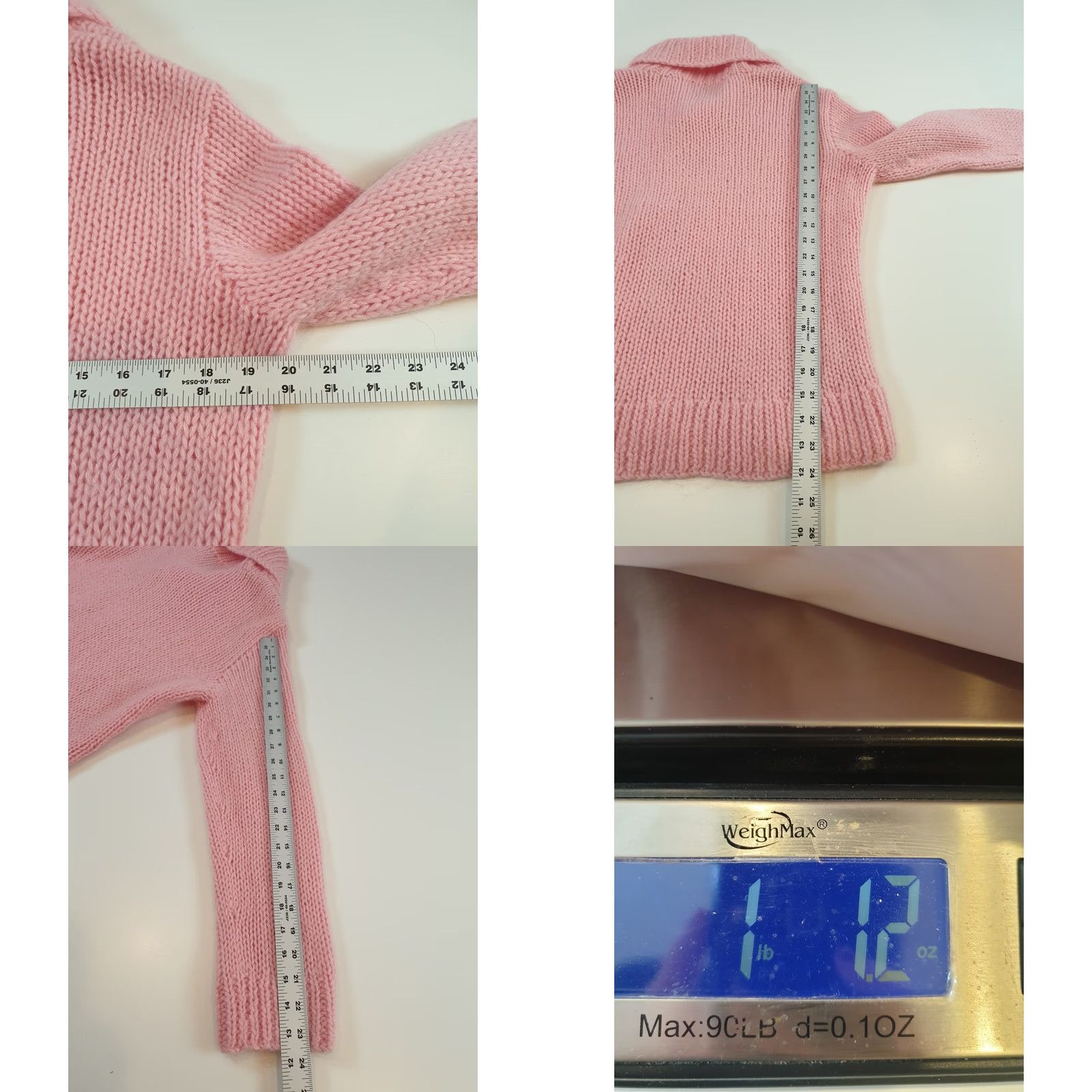 Ralph Lauren VINTAGE Lauren Ralph Lauren Sweater Womens XL Cable Knit Mohair Wool Shawl Collar Pullov Size XL / US 12-14 / IT 48-50 - 8 Thumbnail