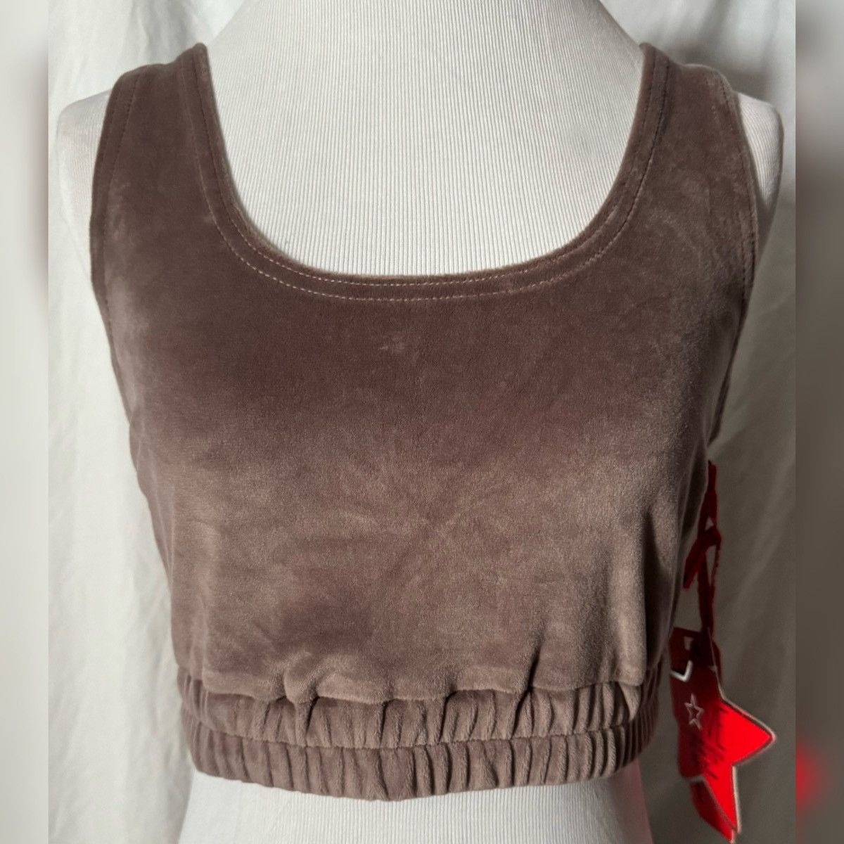 Other Boutique, Velvet/Velour, Sports Bra Style, Cropped Top Size M / US 6-8 / IT 42-44 - 2 Thumbnail