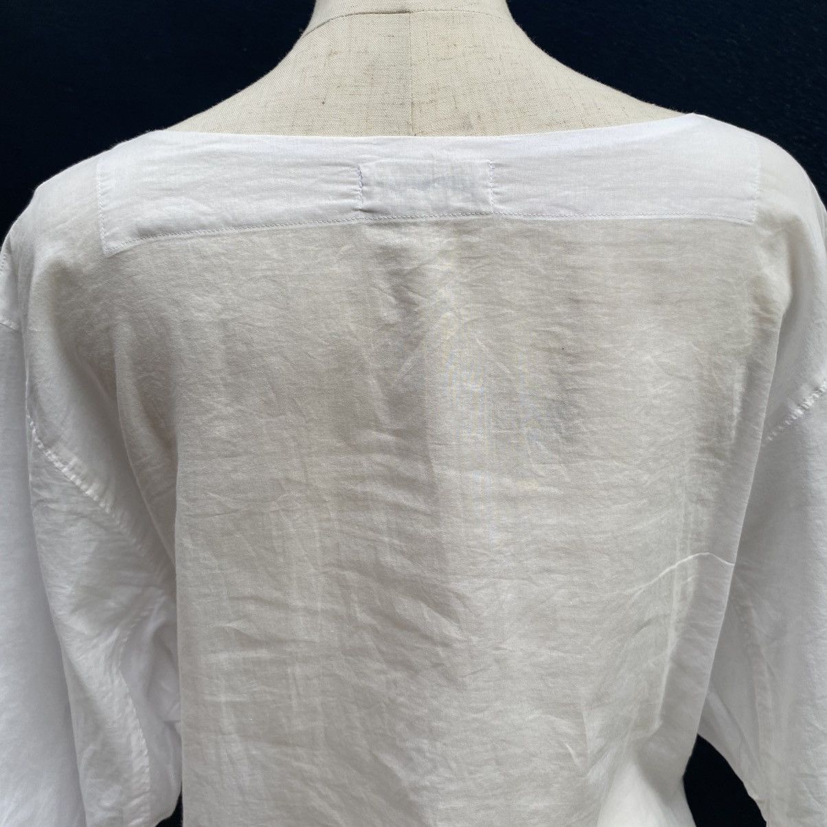Zucca ZUCCA White 3/4 Sleeve Loose Fit Top Size M / US 6-8 / IT 42-44 - 9 Thumbnail