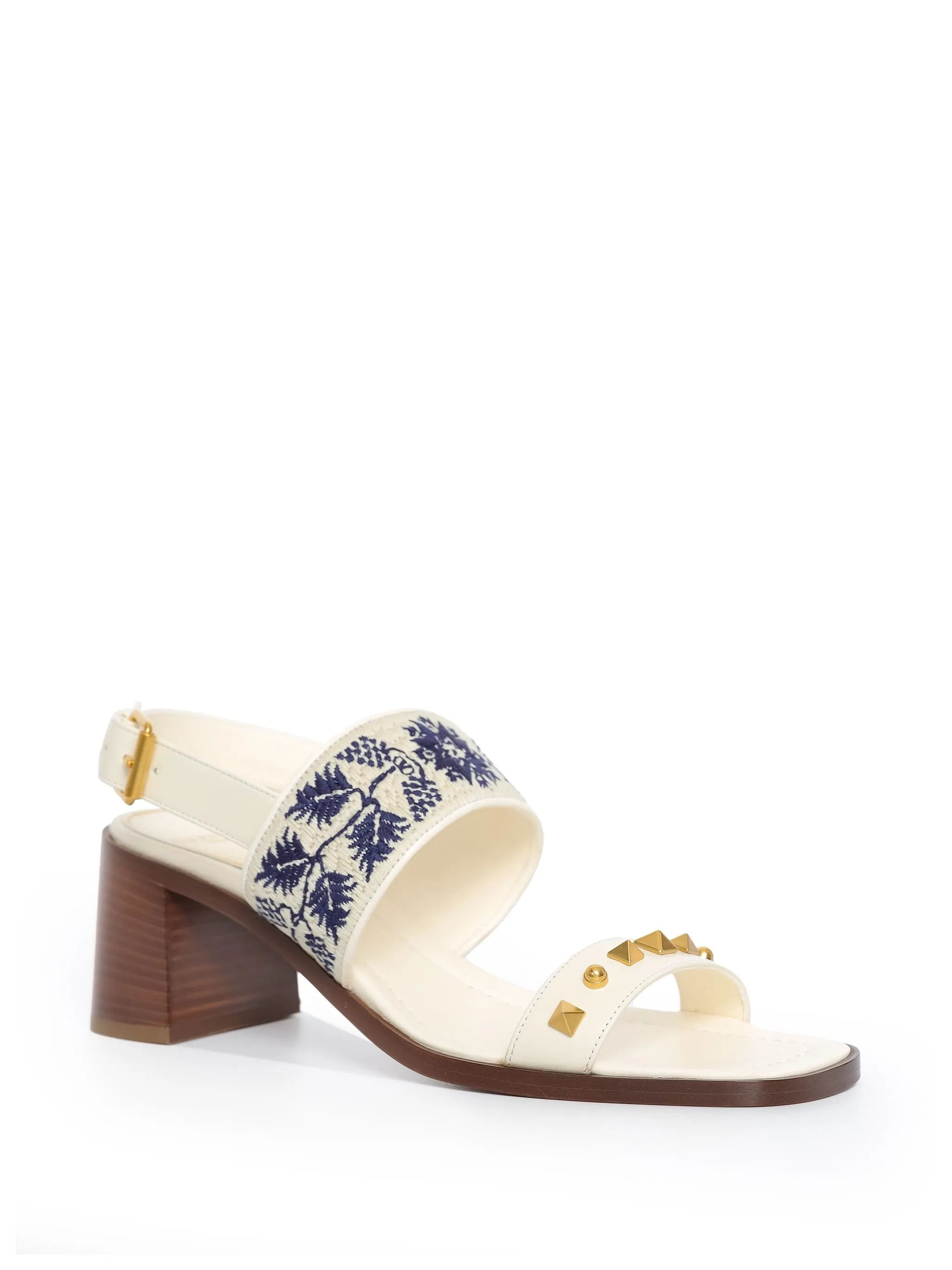 Valentino os11x0126 Rockstead Sandals in Ivory Size US 9 / IT 39 - 2 Thumbnail