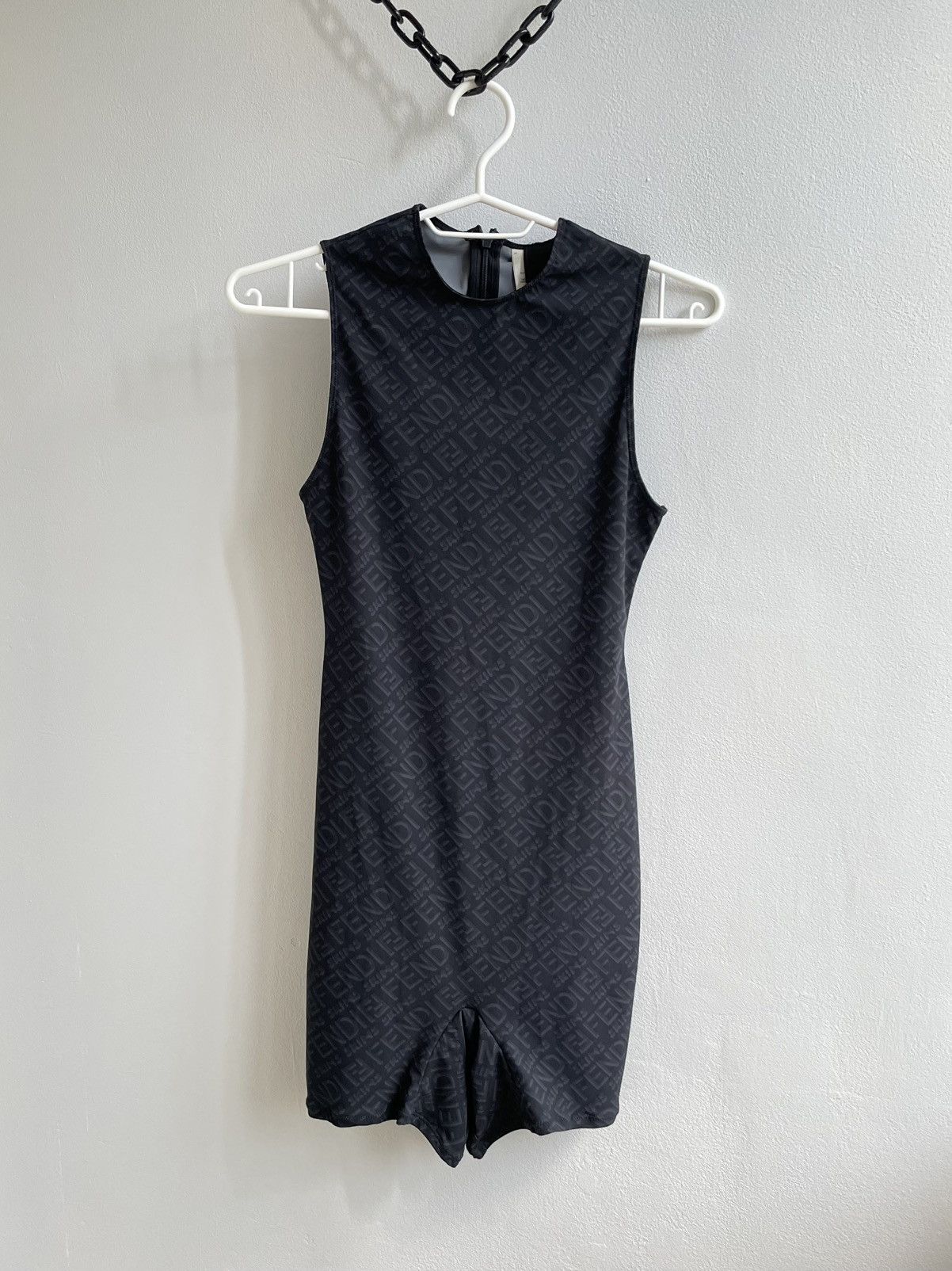 Fendi Fendi x SKIMS Monogram Mid Thigh Bodysuit Romper Onesie Size S / US 4 / IT 40 - 1 Thumbnail