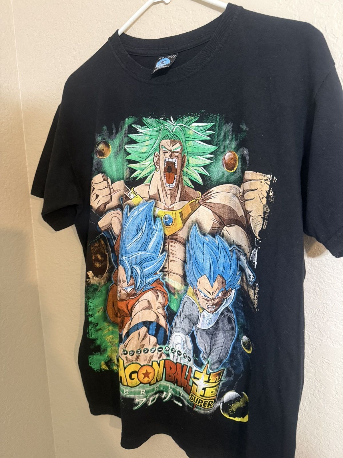 Other Dragon Ball Z black t-shirt with Goku, Vegeta and Broly. Size US L / EU 52-54 / 3 - 3 Thumbnail