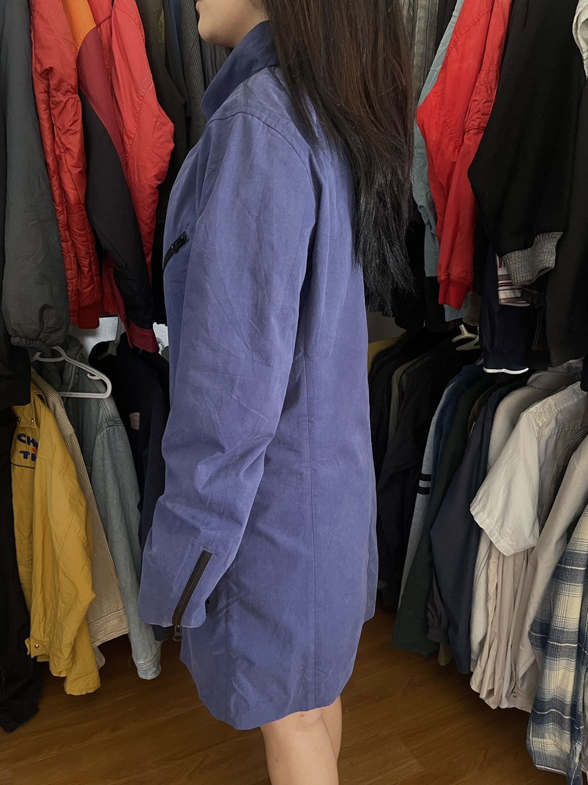 If Six Was Nine THE ♰ TWELVE ♰ Asymmetrical Wrap Coat In Blue Size M / US 6-8 / IT 42-44 - 9 Thumbnail
