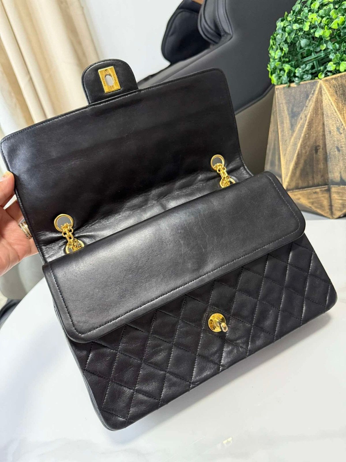 Chanel Chanel Vintage Mademoiselle Double Flap Size ONE SIZE - 13 Thumbnail