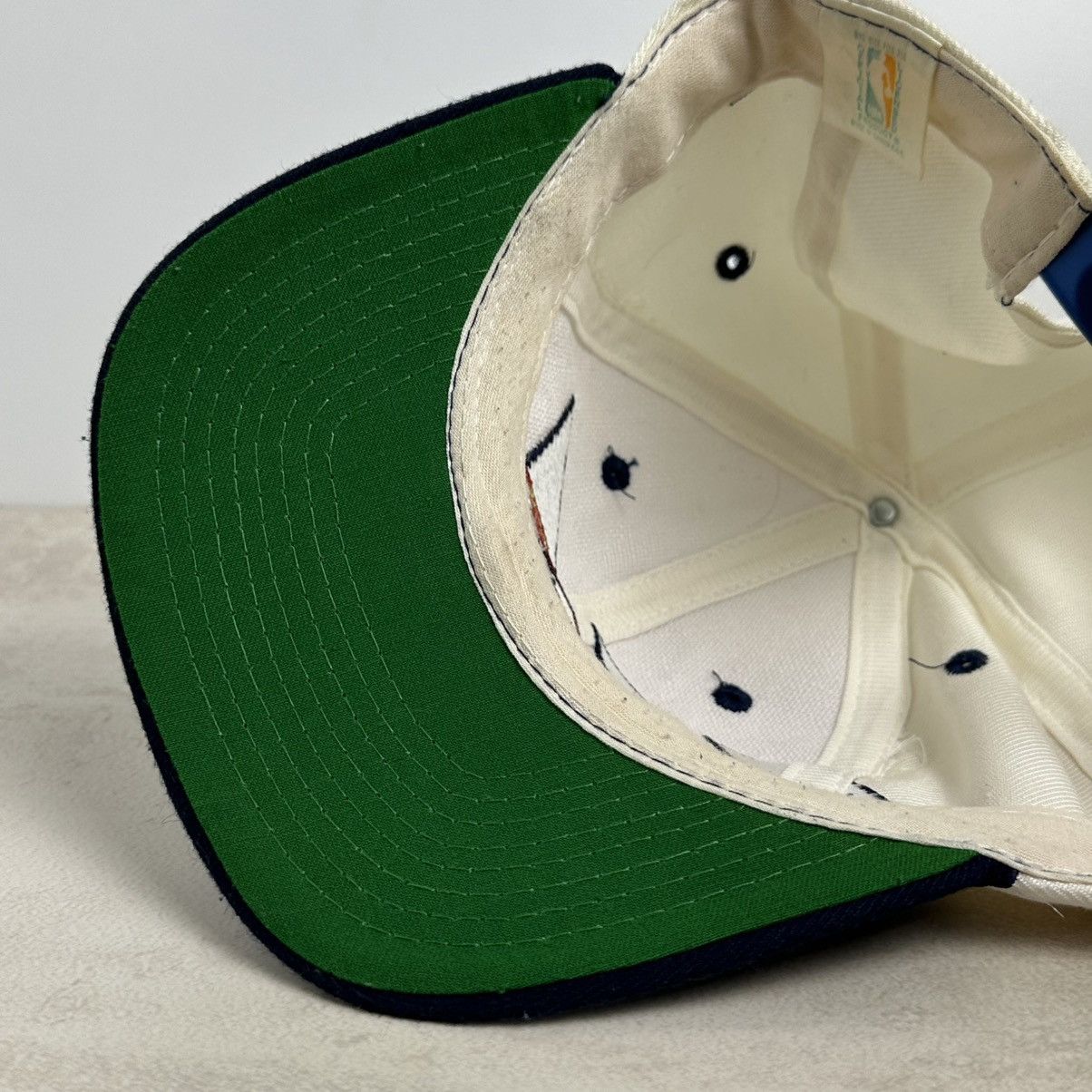 Logo Athletic × NBA × Vintage Vintage 90s Shark Tooth Denver Nuggets Hat Size ONE SIZE - 8 Thumbnail