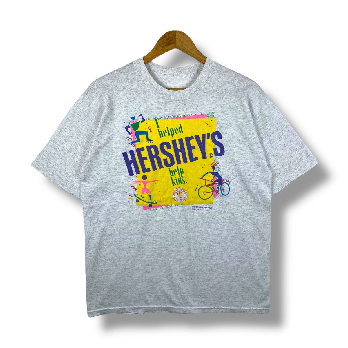 Vintage Vintage 90's HERSHEY'S Breckert Illustrated Graphic Tee Size US XL / EU 56 / 4 - 1 Thumbnail