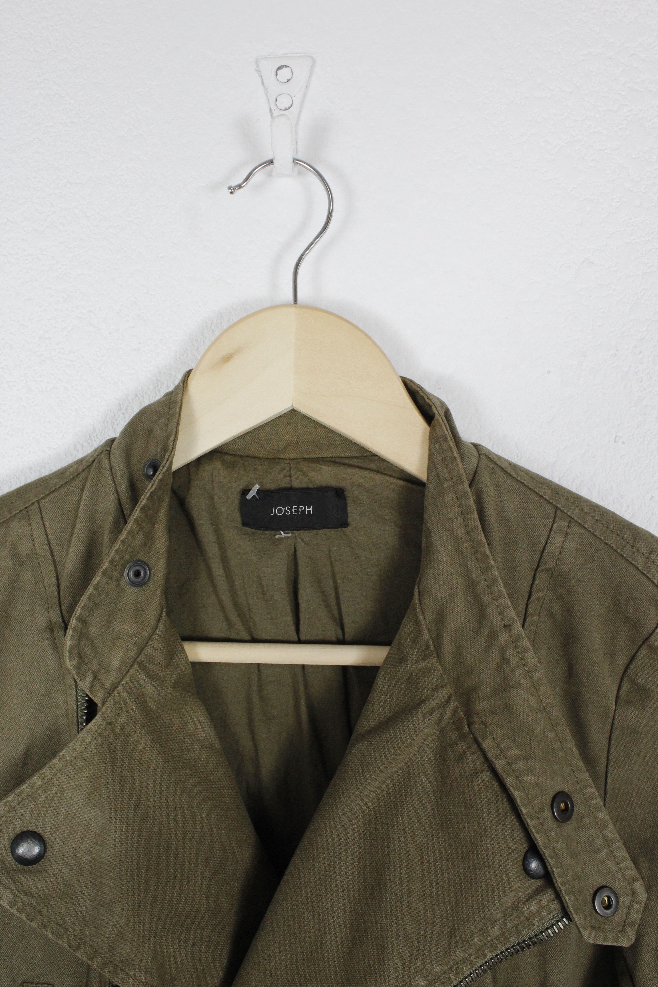 Joseph Joseph Perfeto Washed Cotton Moto Biker Jacket 36 Size M / US 6-8 / IT 42-44 - 5 Thumbnail