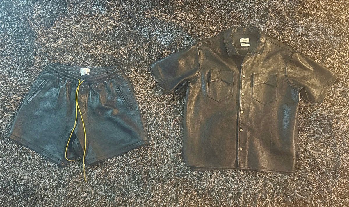 Rhude Rhude Leather over shirt Size US L / EU 52-54 / 3 - 7 Thumbnail