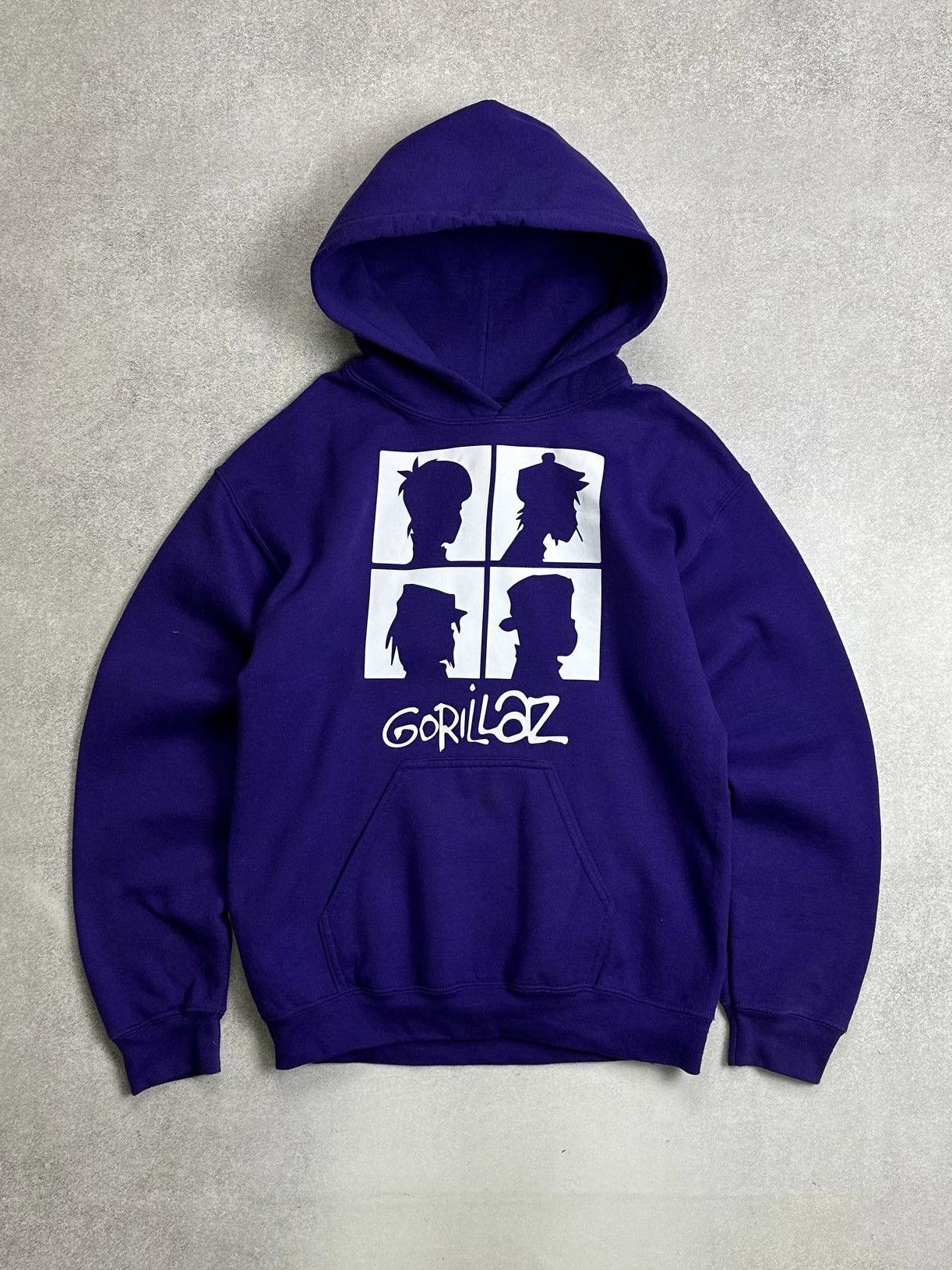 Band Tees Very Rare 00s Gorillaz Demon Days Hooded Zip Up Sweatshirt Size US S / EU 44-46 / 1 - 1 Thumbnail