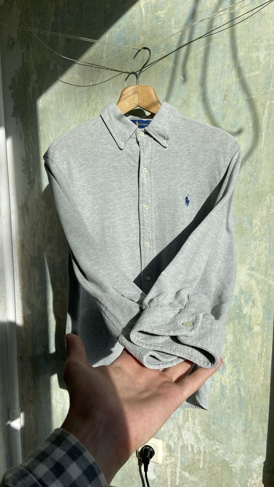 Ralph Lauren Polo Ralph Lauren Featherweight Mesh dark grey ls shirt Size US M / EU 48-50 / 2 - 8 Thumbnail
