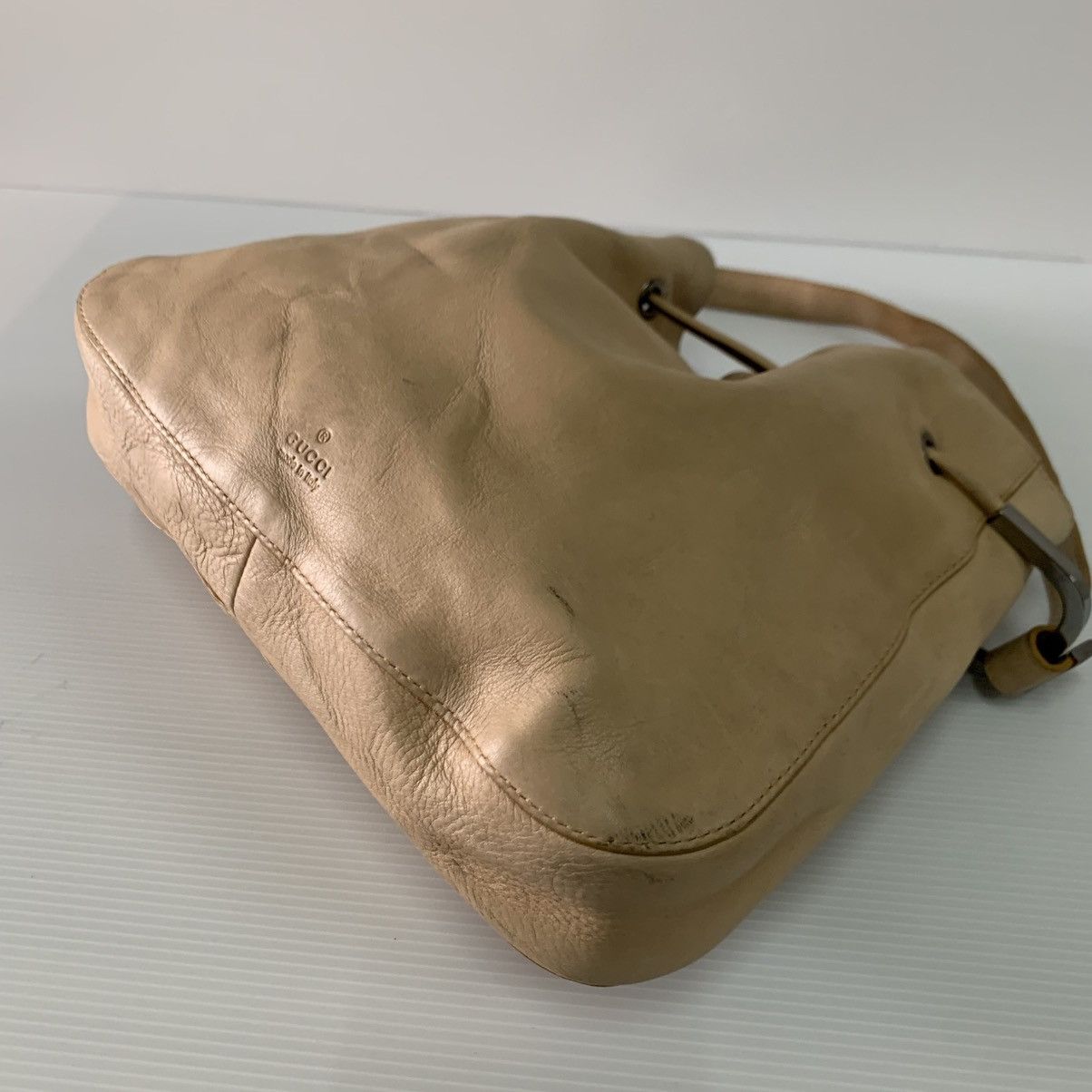 Gucci Gucci Shoulder Leather Hobo Handbag Size ONE SIZE - 5 Thumbnail