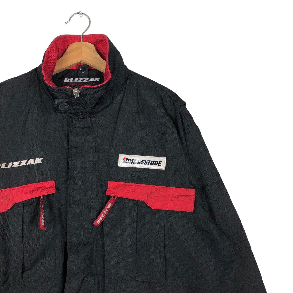 Japanese Brand 🔥Vintage Bomber Jacket Worker Bridgestone Big Logo Size US L / EU 52-54 / 3 - 6 Thumbnail