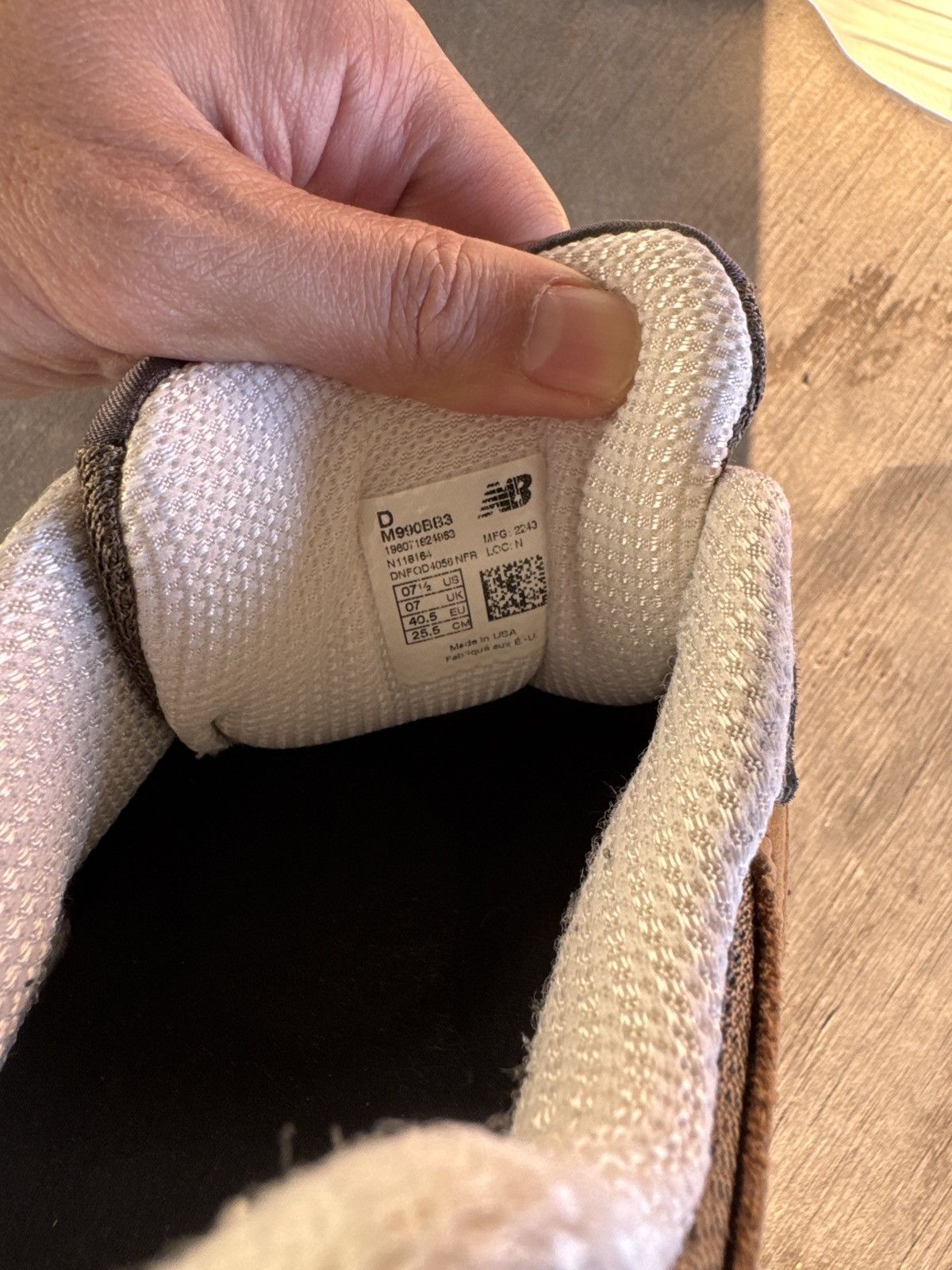 New Balance Teddy Santis x New Balance 990v3 Made in USA 'Black Tan' Size US 7.5 / EU 40-41 - 7 Thumbnail