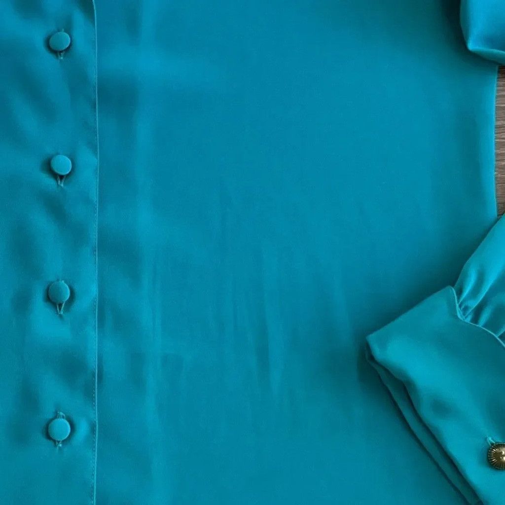 Other Vintage French Blouse w/ Scalloped Collar Size S / US 4 / IT 40 - 6 Thumbnail