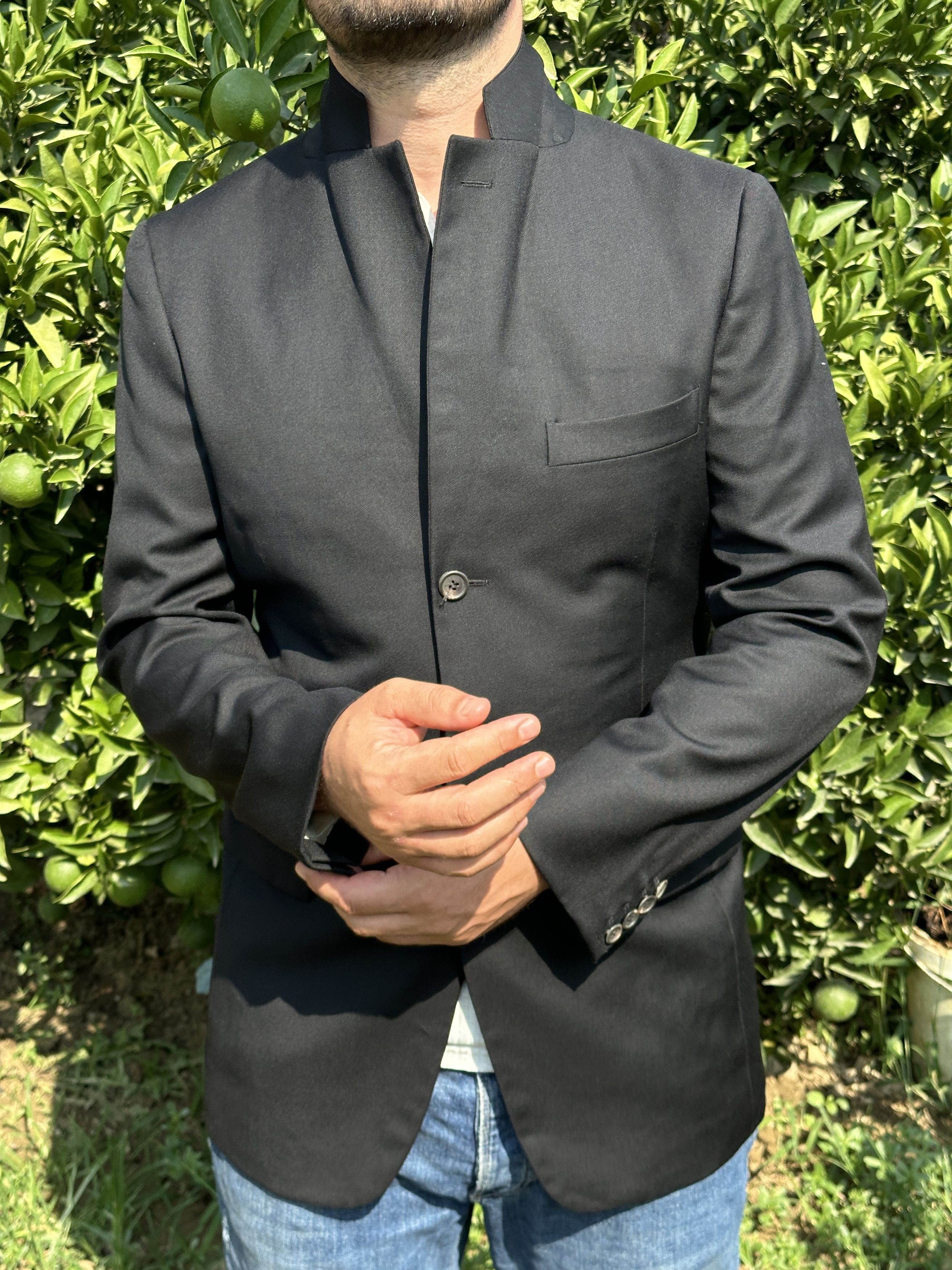 Prada Prada Milano Solid Suit Formal Jacket Blazer Tux Size 50 R M Size 50R - 15 Thumbnail