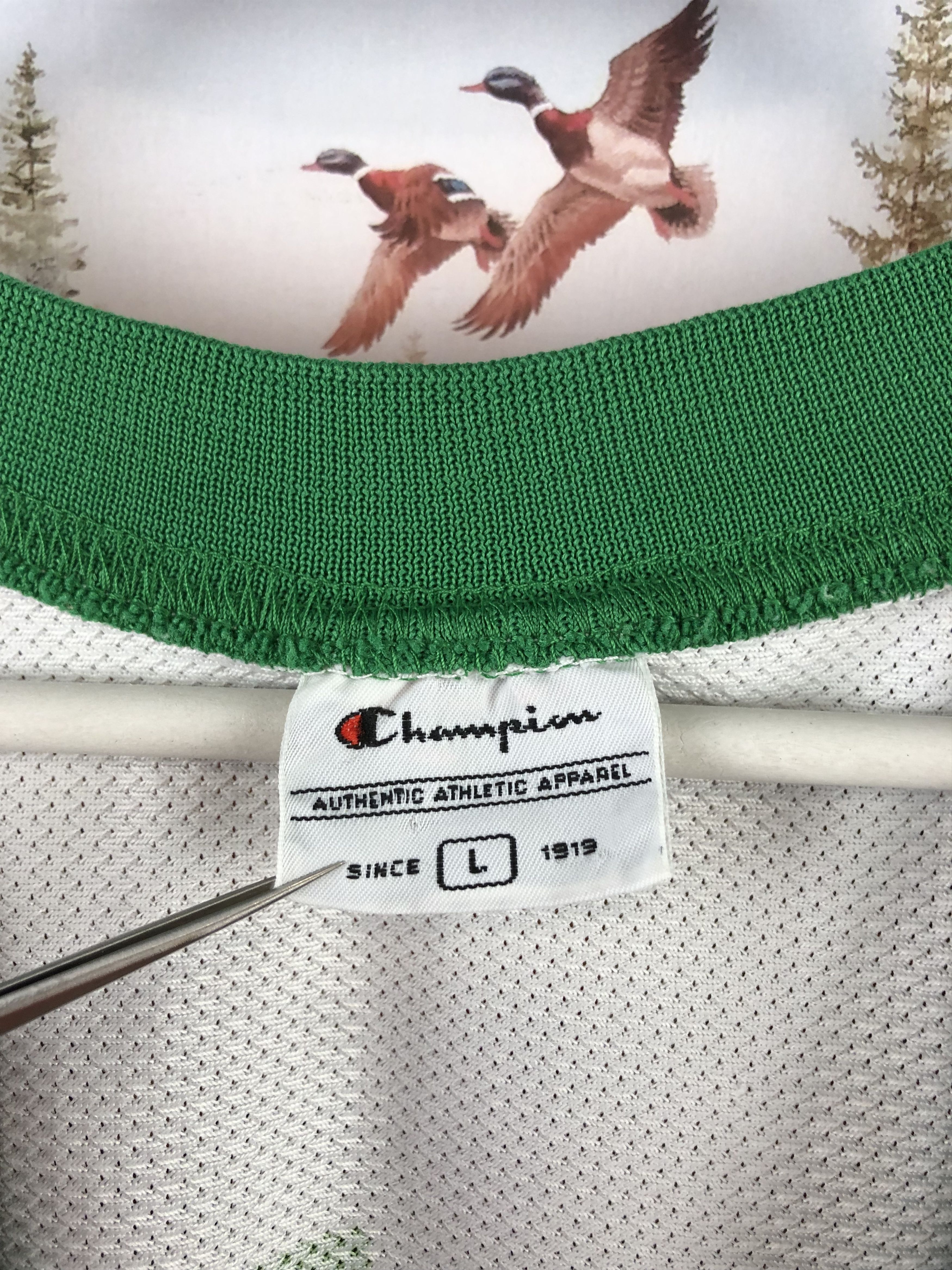 Champion Vintage 90's Boston Celtics Paul Pierce #24 White Jersey Size US L / EU 52-54 / 3 - 9 Thumbnail