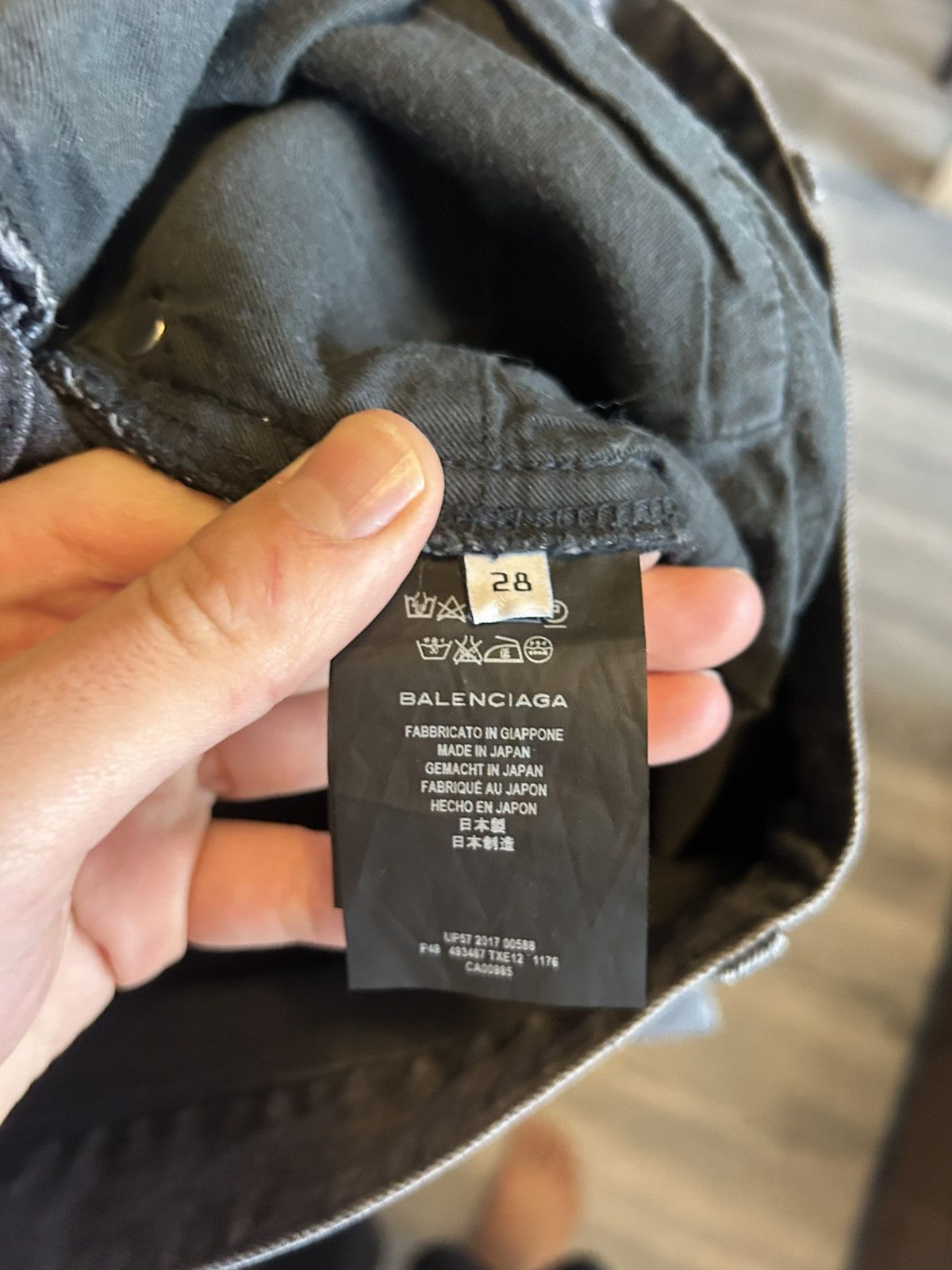Balenciaga Balenciaga Slim-Fit Distressed Denim Jeans Size US 28 / EU 44 - 17 Thumbnail