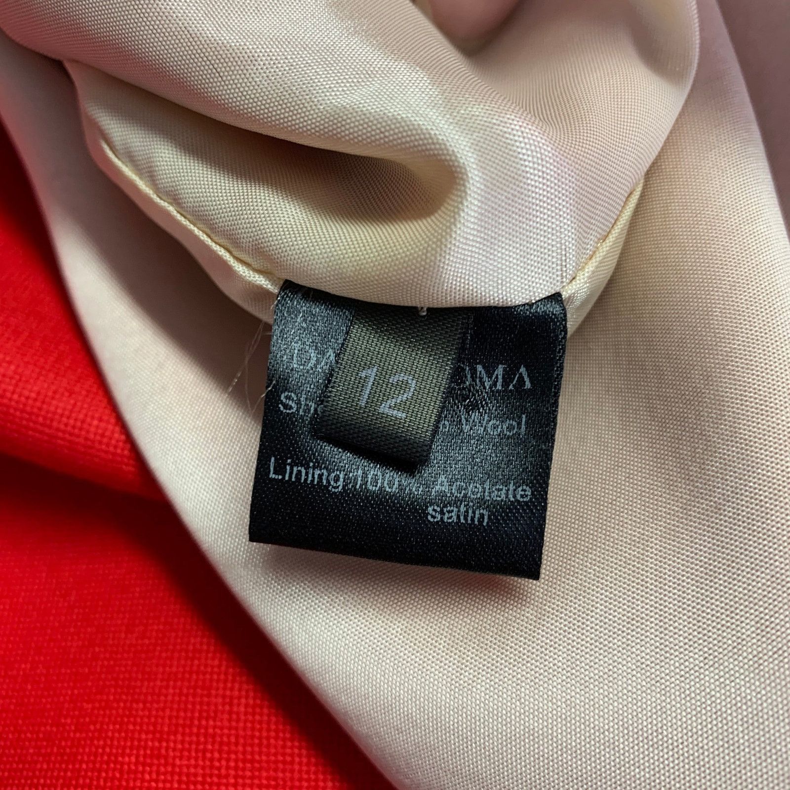 Other DAVID KOMA Red Silver Wool Sleeveless Zippers Gown Dress Size M / US 6-8 / IT 42-44 - 7 Thumbnail