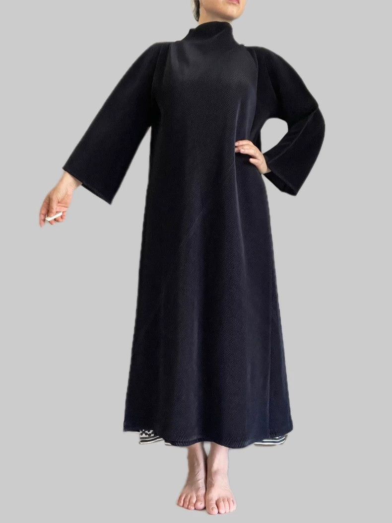 Issey Miyake Issey Miyake size:2 A long trench coat with a deep blue ma Size S / US 4 / IT 40 - 1 Thumbnail