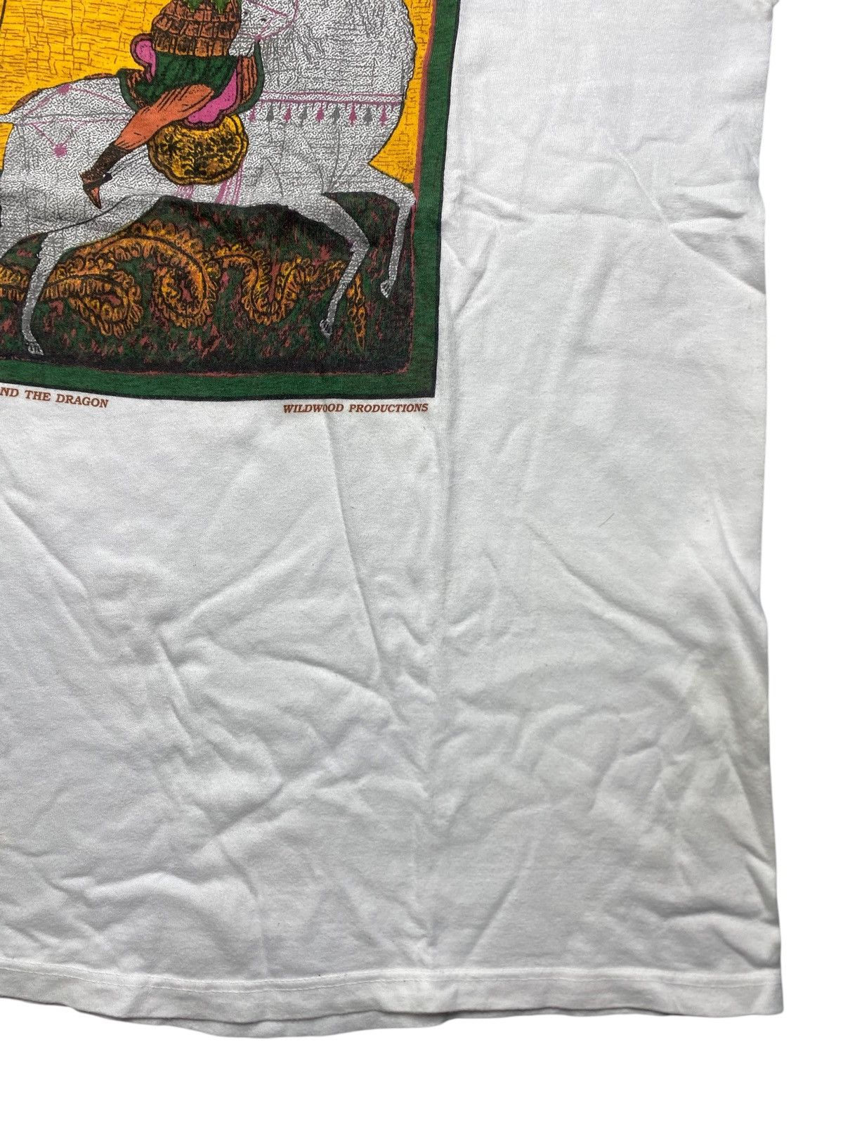 Vintage VINTAGE ART TEE WILDWOOD PRODUCTION ST GEORGE AND THE DRAGON Size US M / EU 48-50 / 2 - 6 Thumbnail