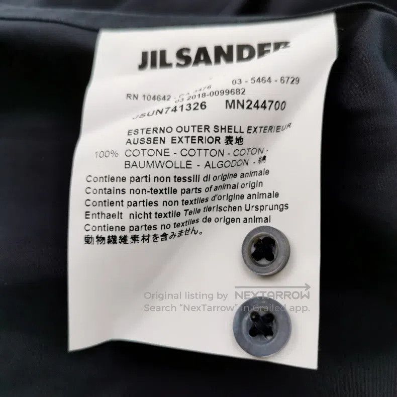Jil Sander Jil Sander size 38 Pure Cotton Single-Breasted Shirt Size S / US 4 / IT 40 - 7 Thumbnail