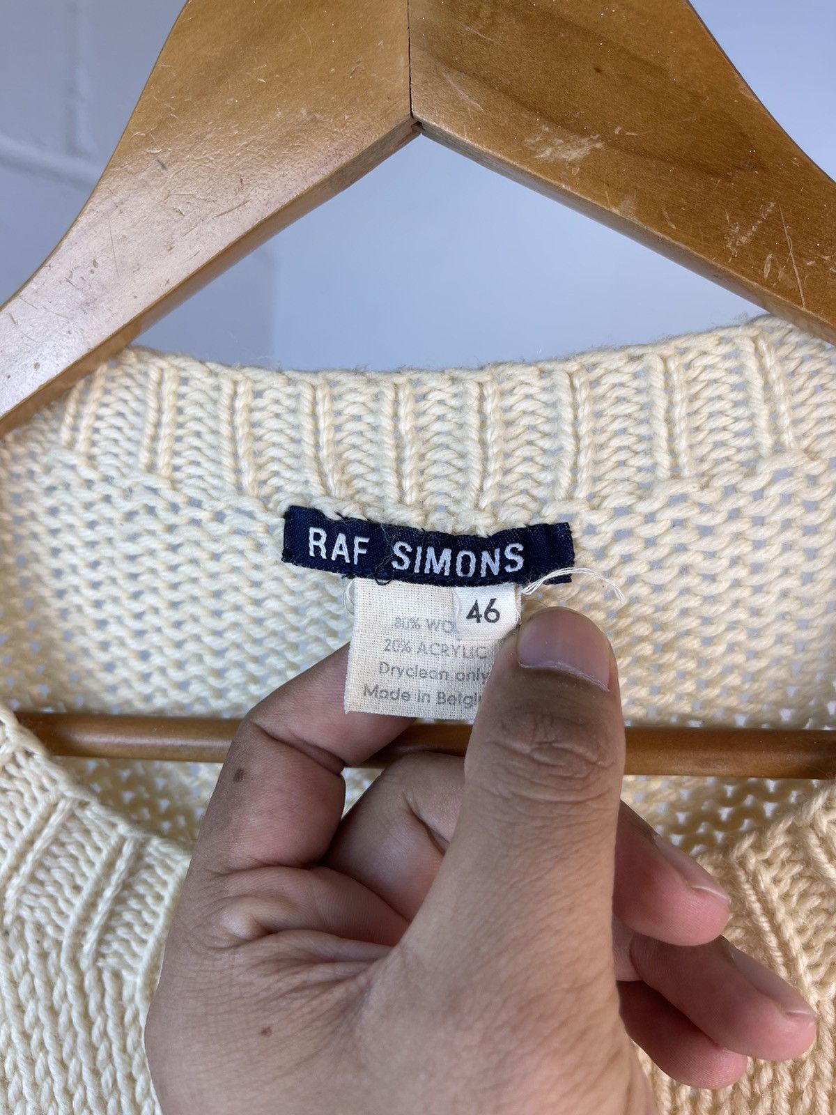 Raf Simons A/W 1997 Raf Simons Distressed Cable Knit Size US M / EU 48-50 / 2 - 19 Thumbnail