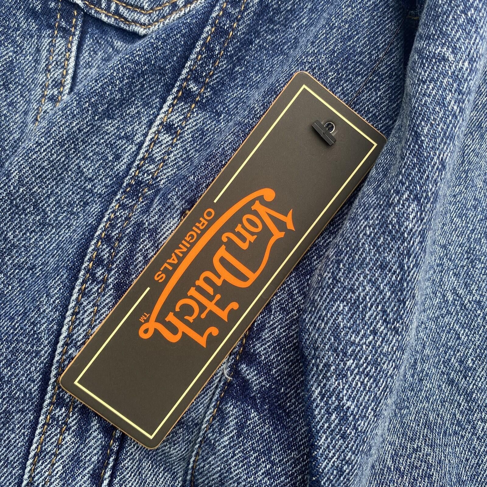 Von Dutch Von Dutch XS Originals Blue Distressed Denim Jacket Y2K Size US XS / EU 42 / 0 - 6 Thumbnail