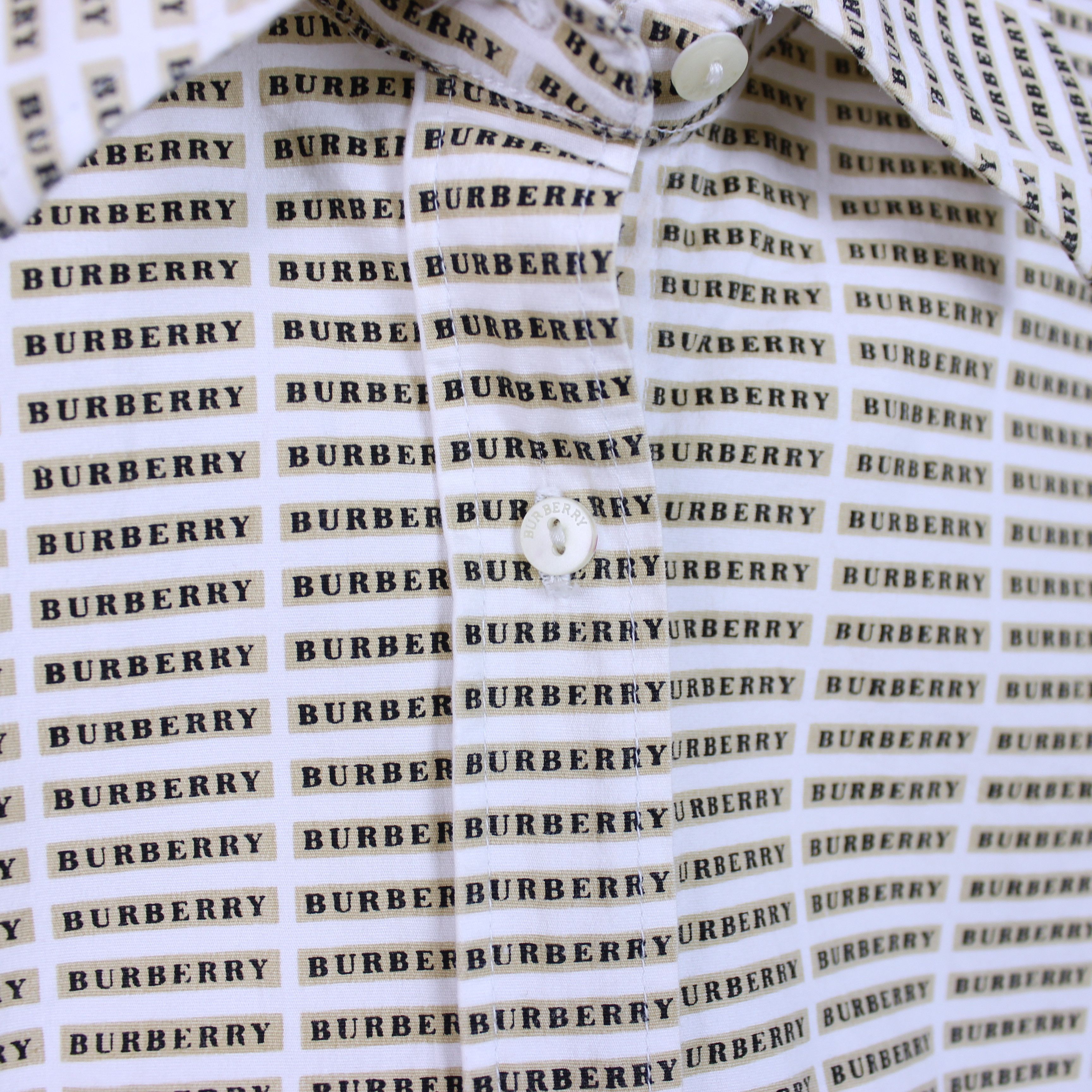Burberry Burberry vintage monogram button ups shirt XS S 6 uk Size XS / US 0-2 / IT 36-38 - 9 Thumbnail