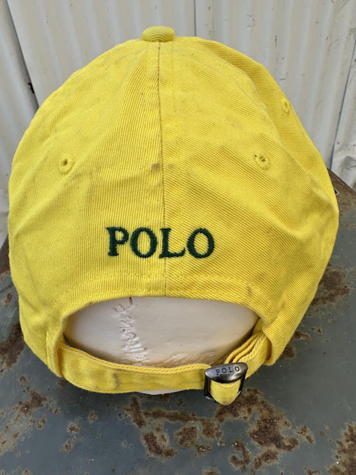 Polo Ralph Lauren Polo Ralph Lauren Yellow Strapback Hat Size ONE SIZE - 2 Thumbnail