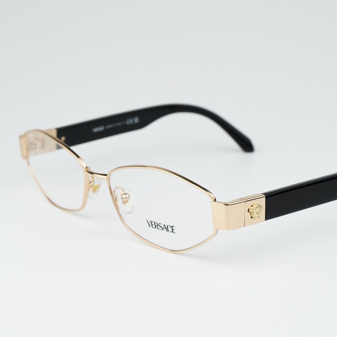 Versace NEW Versace VE1298 1002 Gold Oval Unisex Eyeglasses VE 1298 Size ONE SIZE - 5 Thumbnail